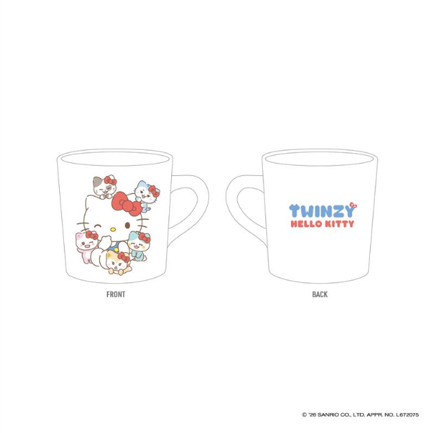 ITZY - TWINZY X HELLO KITTY OFFICIAL MD MUG - COKODIVE
