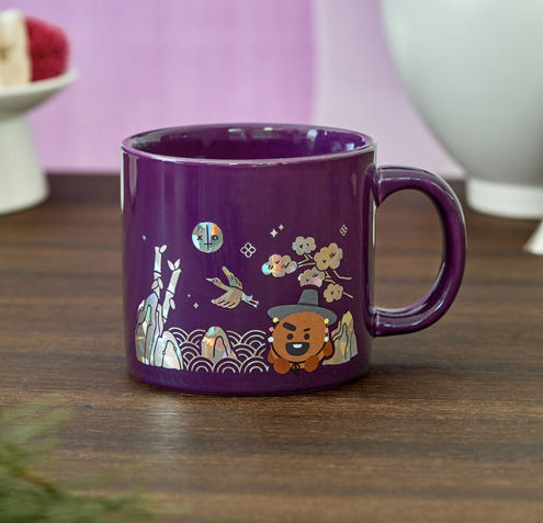 BT21 - PREMIUM K EDITION MOTHER OF PEARL GRAPHIC MUG CUP (320ml) - COKODIVE