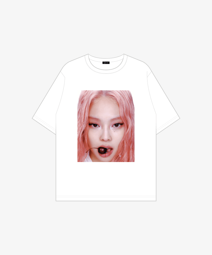 BLACKPINK JENNIE - MANTRA 2ND OFFICIAL MD OVERSIZED T-SHIRTS WHITE - COKODIVE