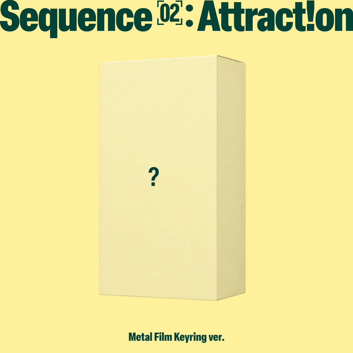 AND2BLE - SEQUENCE 02 : ATTRACTION 2ND MINI ALBUM METAL FILM KEYRING VER - COKODIVE