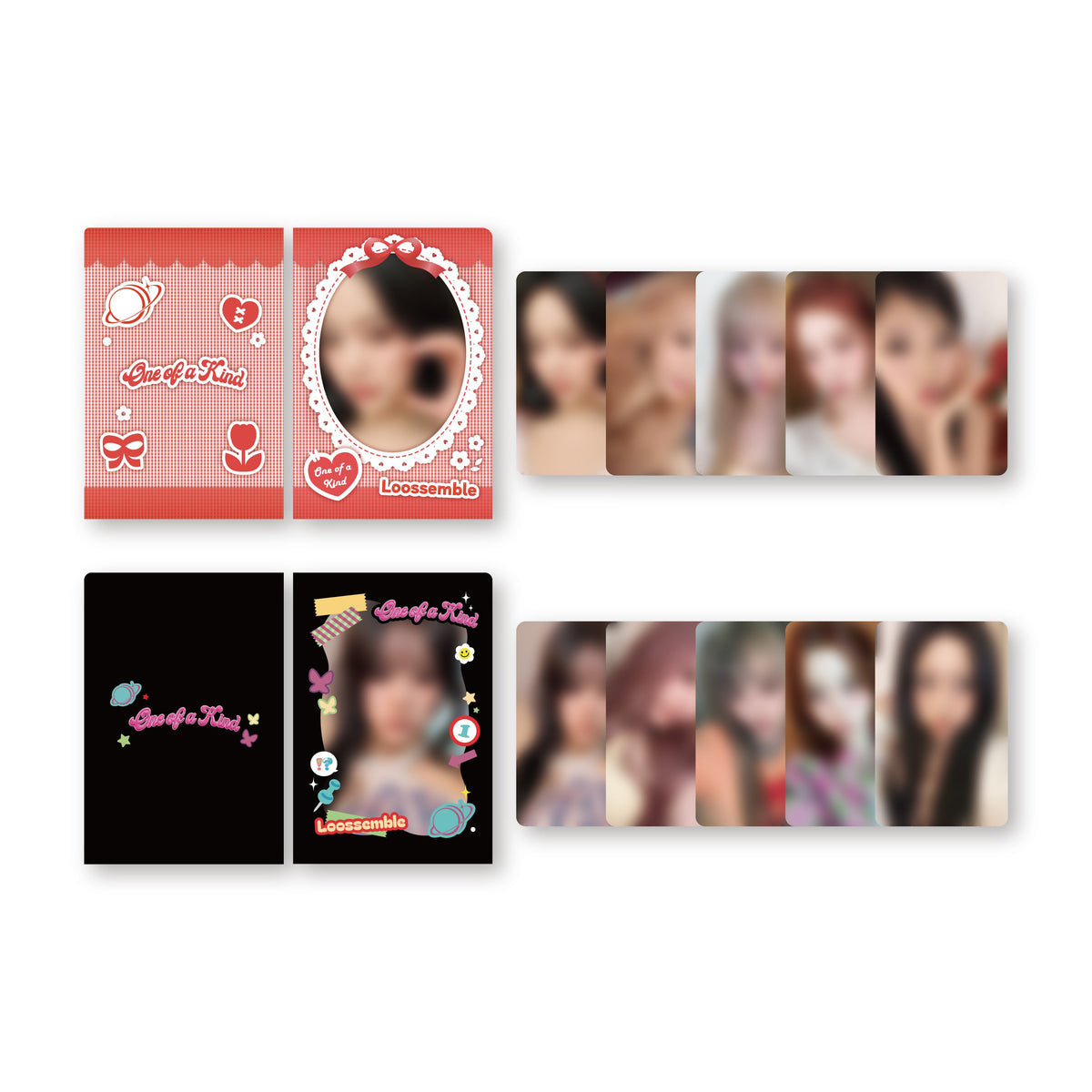 LOOSSEMBLE - ONE OF KIND 2ND MINI ALBUM OFFICIAL MD MINI L-HOLDER &amp; PHOTOCARD SET - COKODIVE