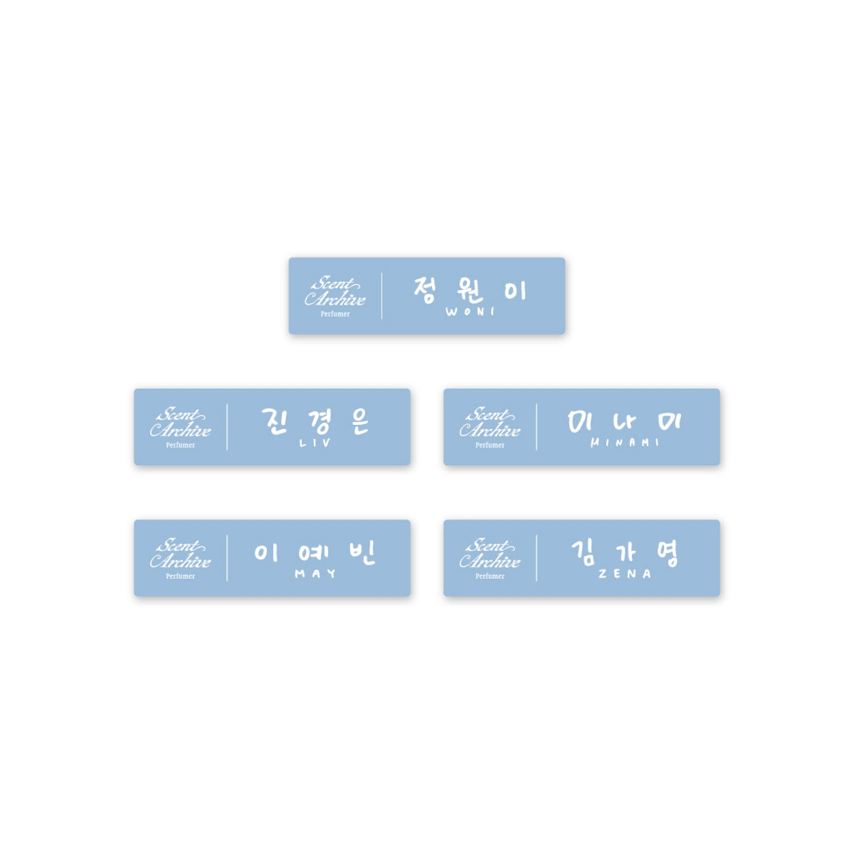RESCENE - SCENT ARCHIVE : MEMORIES OF RESCENE POP UP OFFICIAL MD NAME TAG - COKODIVE