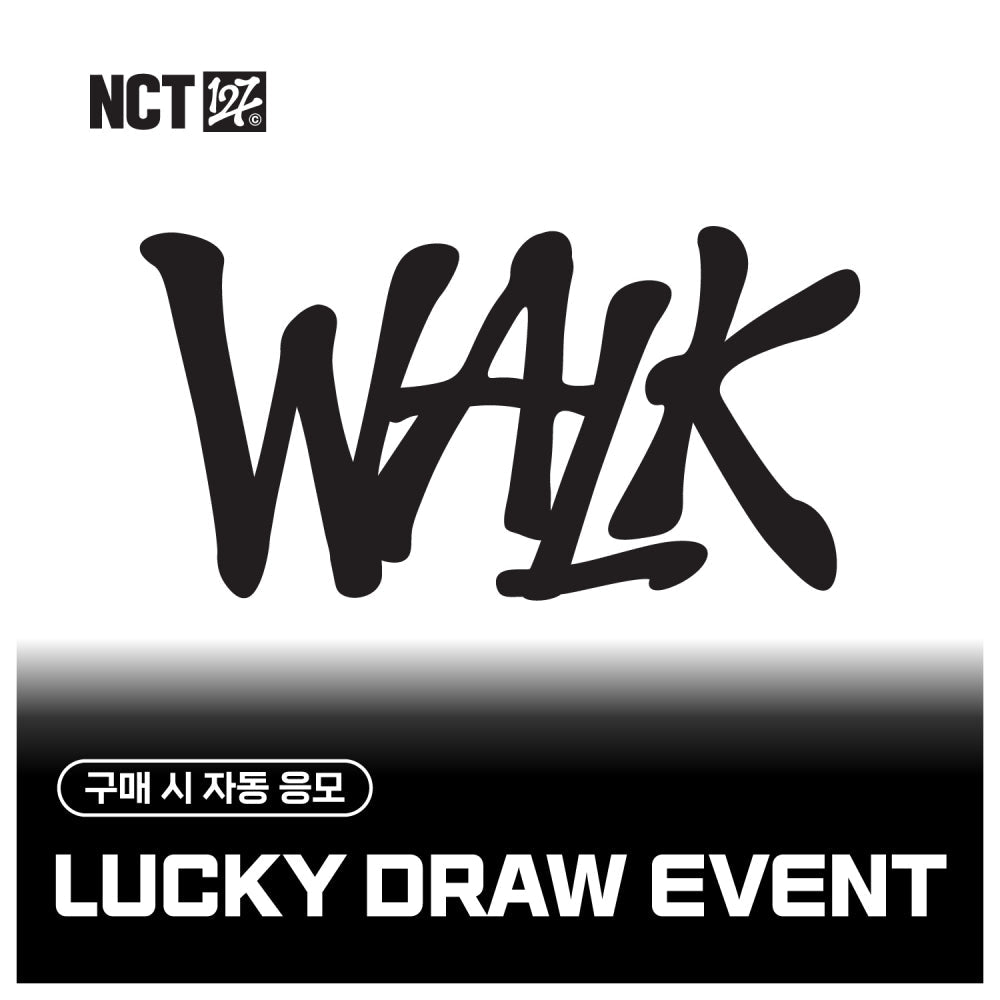 NCT 127 - WALK 6TH ALBUM EVERLINE LUCKY DRAW EVENT POSTER VER - COKODIVE