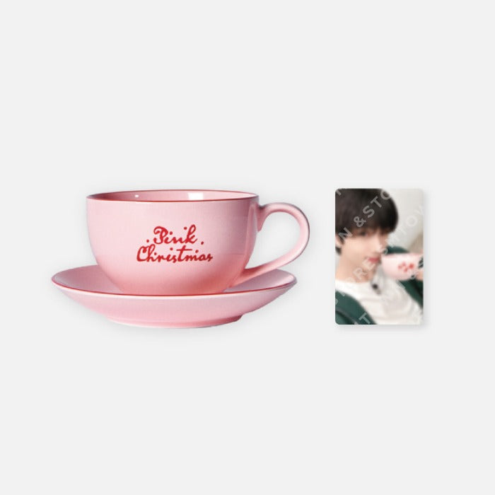 NCT DREAM - 2024 PINK CHRISTMAS CUP & SAUCER SET - COKODIVE