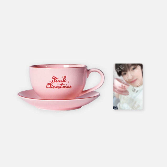 NCT WISH - 2024 PINK CHRISTMAS CUP &amp; SAUCER SET - COKODIVE