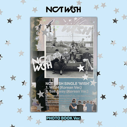 NCT WISH - WISH 1ST SINGLE ALBUM PHOTOBOOK VER (LIMITED EDITION: CHOOSE YOUR PHOTOCARD) - COKODIVE