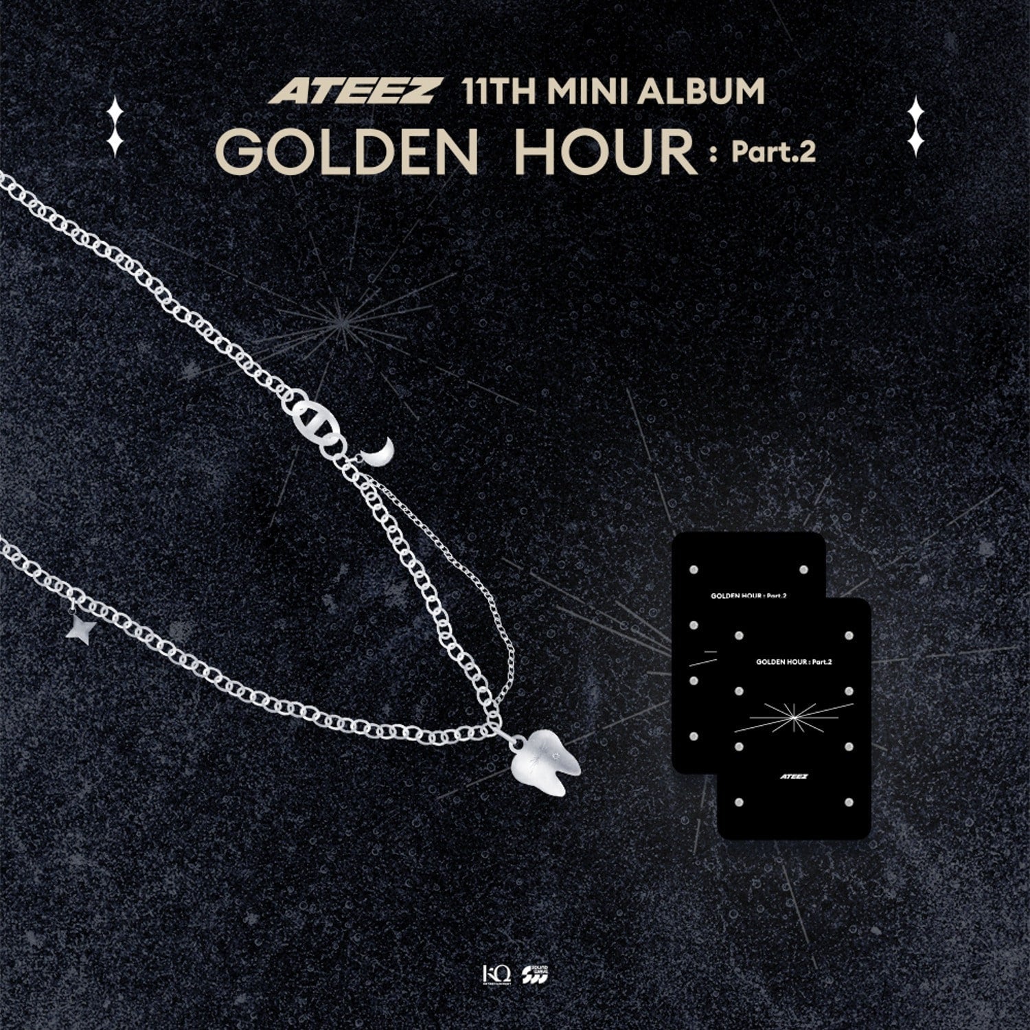 ATEEZ - GOLDEN HOUR : PART.2 OFFICIAL MD NECKLACE - COKODIVE