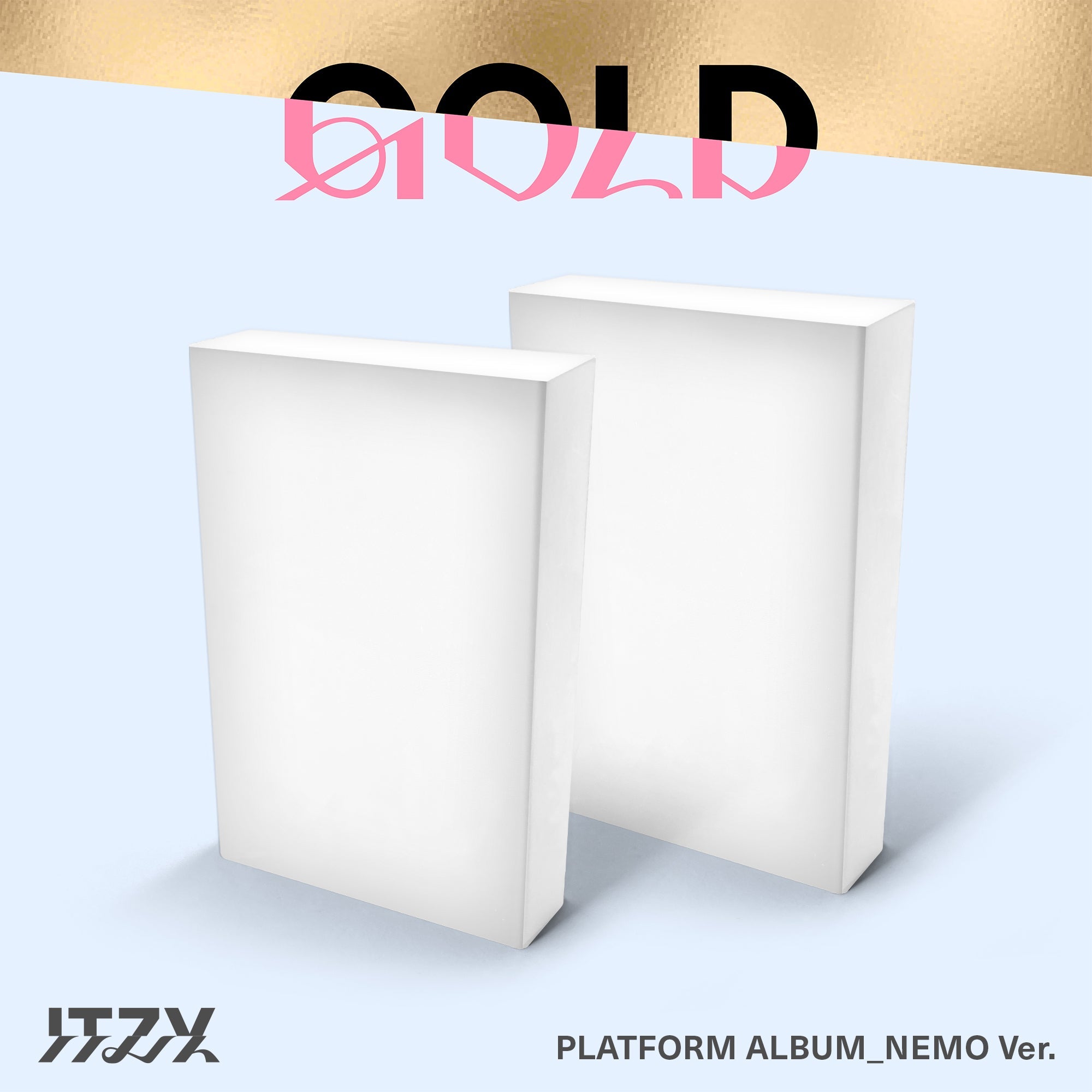 ITZY - GOLD 2ND ALBUM PLATFORM NEMO RANDOM - COKODIVE