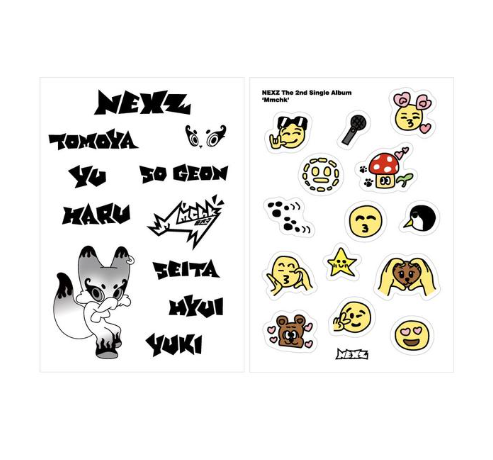 NEXZ - Mmchk POP UP OFFICIAL MD STICKER SET - COKODIVE