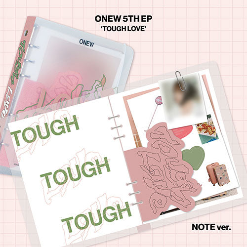 ONEW - TOUGH LOVE 5TH MINI ALBUM NOTE VER - COKODIVE