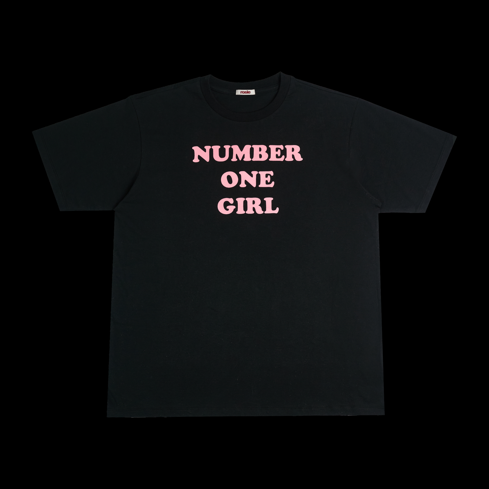 ROSE - ROSIE APT OFFICIAL MD NUMBER ONE GIRL BLACK T-SHIRT - COKODIVE