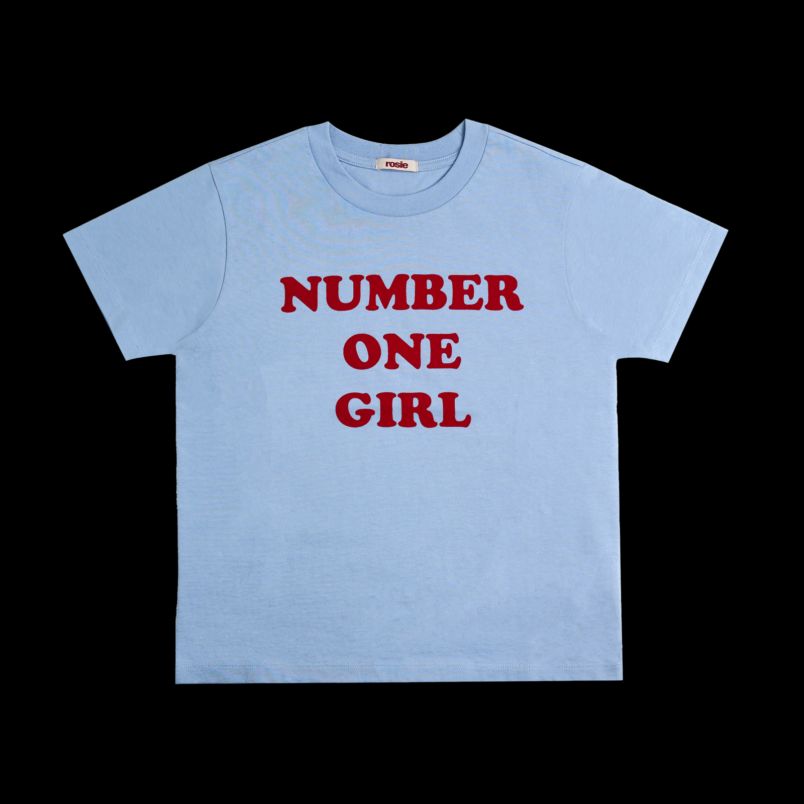 ROSE - ROSIE APT OFFICIAL MD NUMBER ONE GIRL BLUE T-SHIRT - COKODIVE