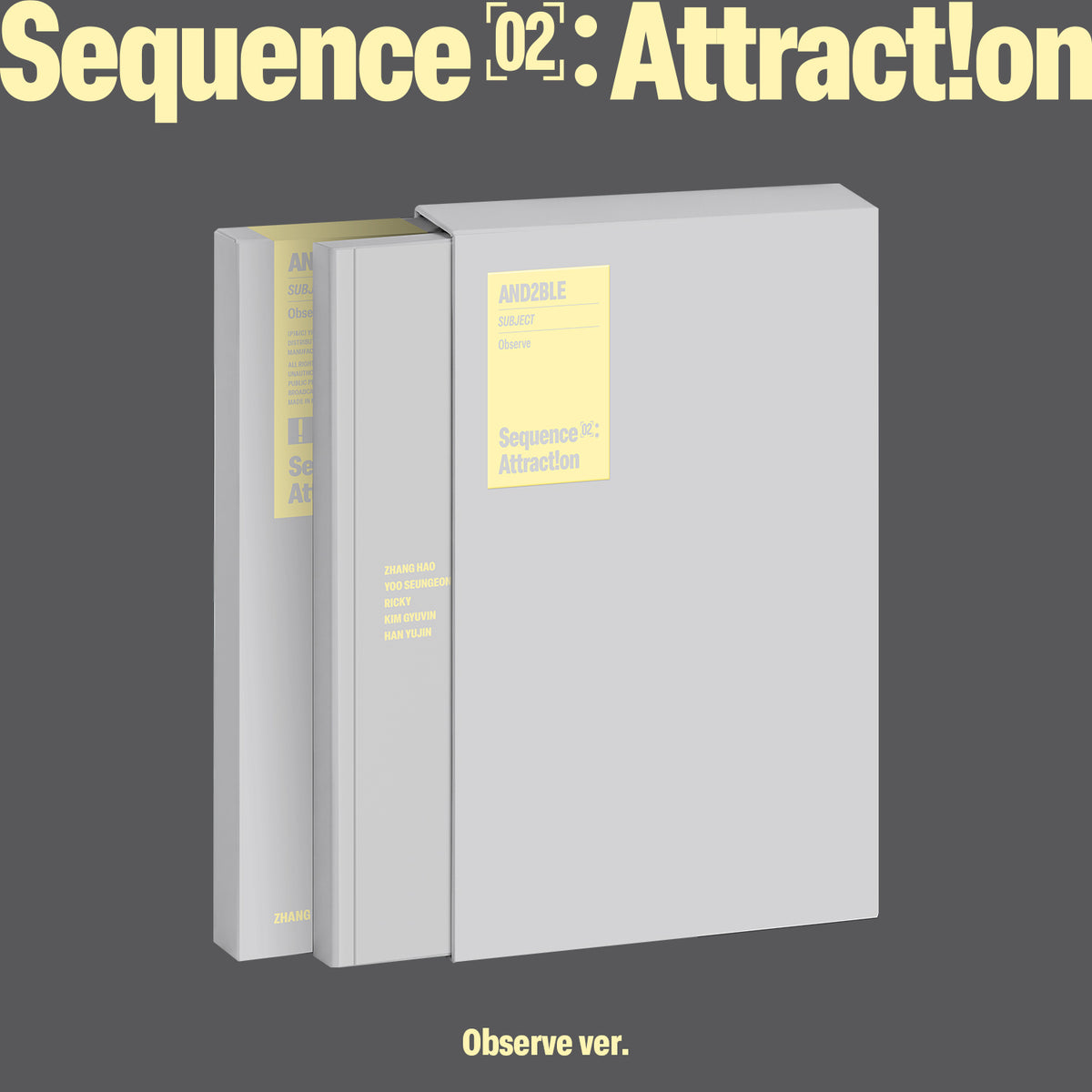 AND2BLE - SEQUENCE 02 : ATTRACTION 2ND MINI ALBUM STANDARD OBSERVE VER