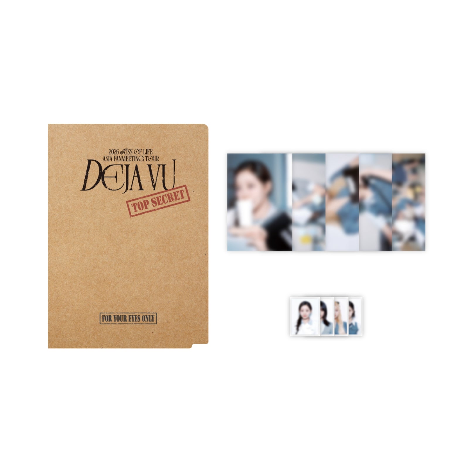 KISS OF LIFE - DEJA VU 2026 ASIA FANMEETING TOUR IN SEOUL OFFICIAL MD OFFICE DOCUMENT SET - COKODIVE