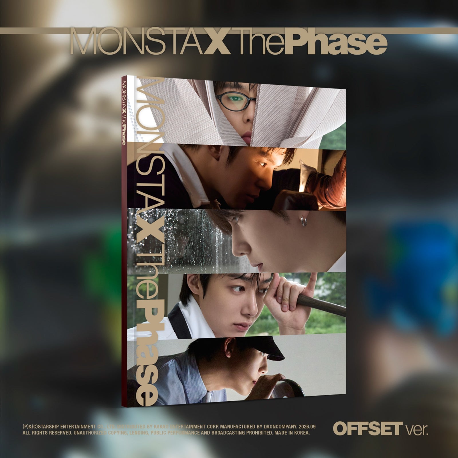 MONSTA X - THE PHASE EP ALBUM STANDARD OFFSET VER