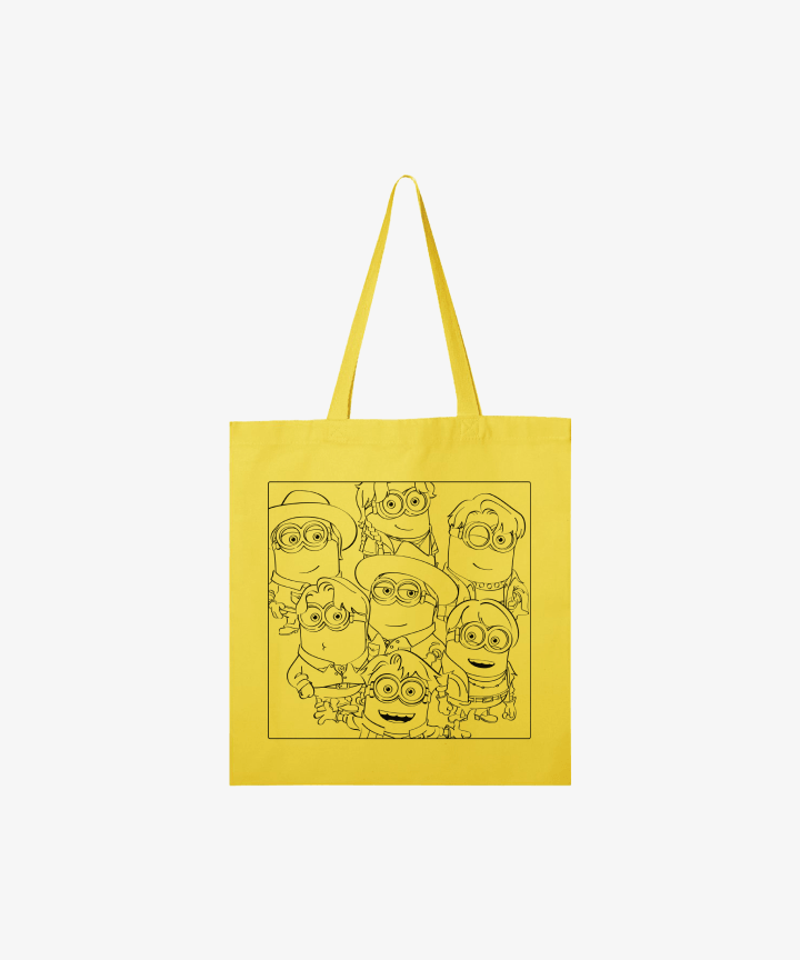 BTS - BTS X DM4 OFFICIAL MD OUTLINE SQUARE TOTE BAG - COKODIVE