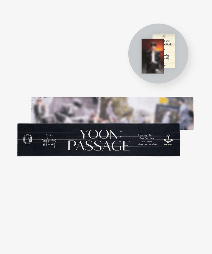 WINNER KANG SEUNGYOON - YOON : PASSAGE OFFICIAL CONCERT MD SLOGAN TOWEL - COKODIVE