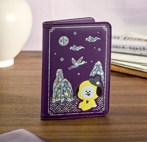 BT21 - PREMIUM K EDITION MOTHER OF PEARL GRAPHIC PASSPORT CASE - COKODIVE