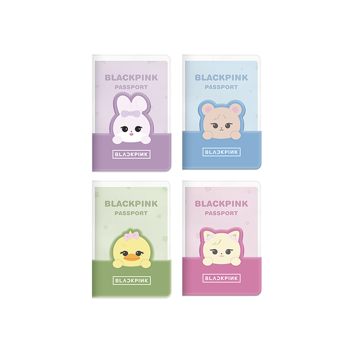 BLACKPINK - JUMP POP UP OFFICIAL MD CHARACTER PASSPORT CUSTOM KIT - COKODIVE