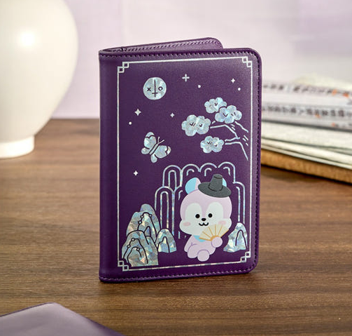 BT21 - PREMIUM K EDITION MOTHER OF PEARL GRAPHIC PASSPORT CASE - COKODIVE