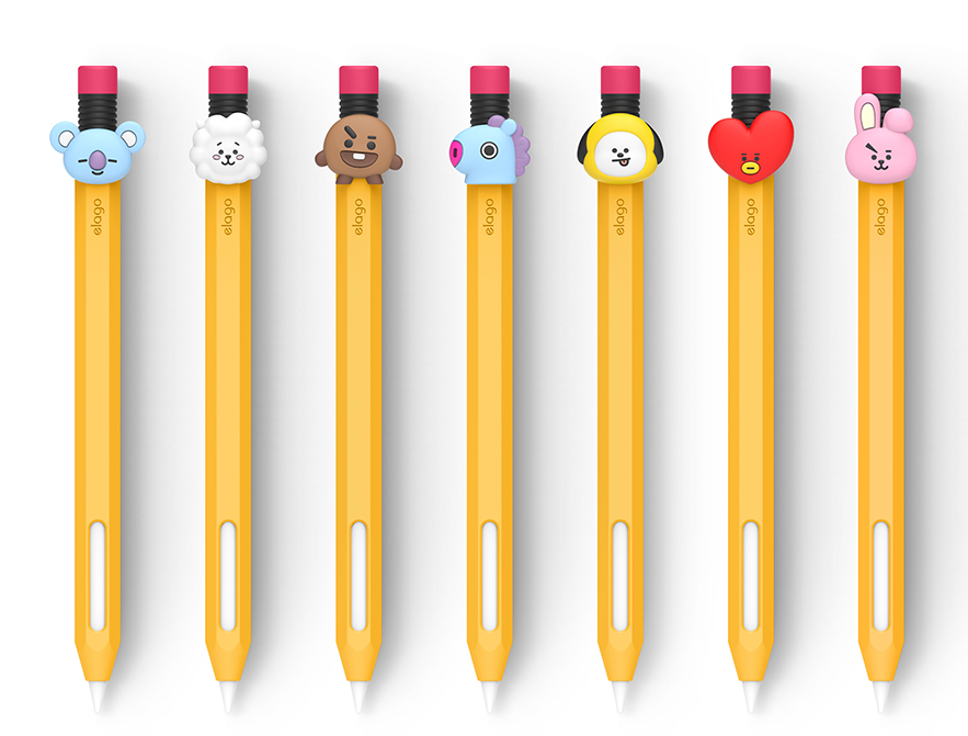 BT21 - APPLE PENCIL 2ND GENERATION PRO SILICON CASE - COKODIVE