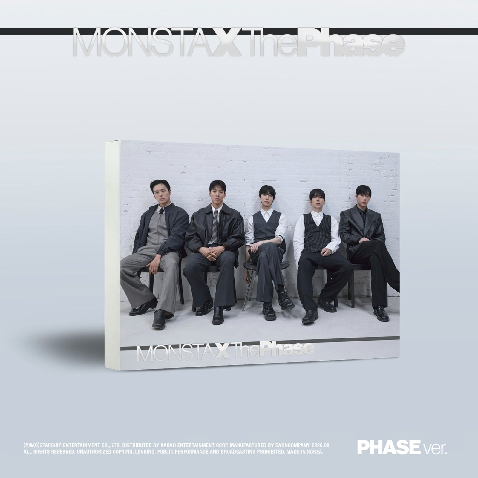 MONSTA X - THE PHASE EP ALBUM STARSHIP GIFT STANDARD PHASE VER