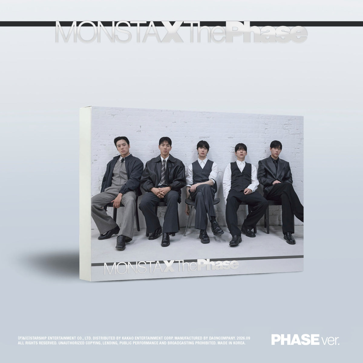 MONSTA X - THE PHASE EP ALBUM STANDARD PHASE VER