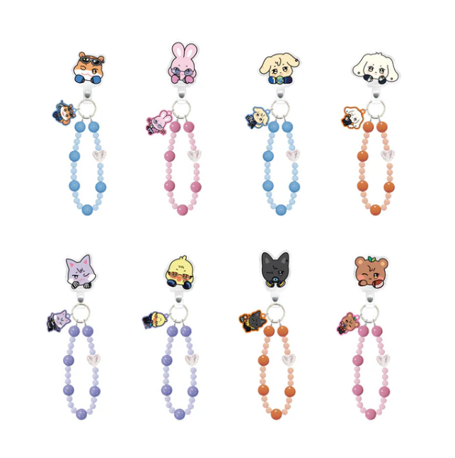 ATEEZ - ANITEEZ IN COLOR POP UP OFFICIAL MD PHONE TAG BEADS STRAP - COKODIVE