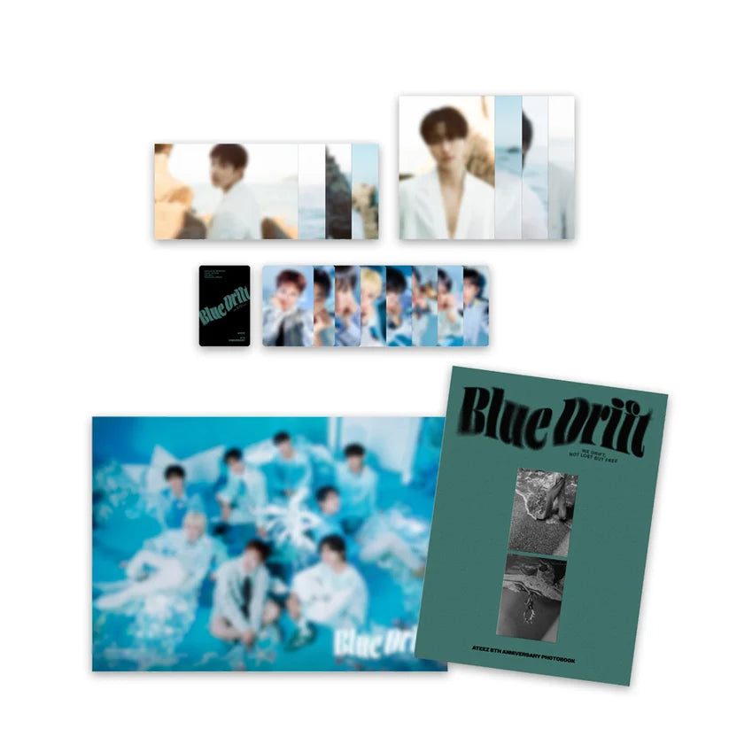 ATEEZ - 8TH ANNIVERSARY EXHIBITION: BLUE DRIFT OFFICIAL MD PHOTOBOOK - COKODIVE