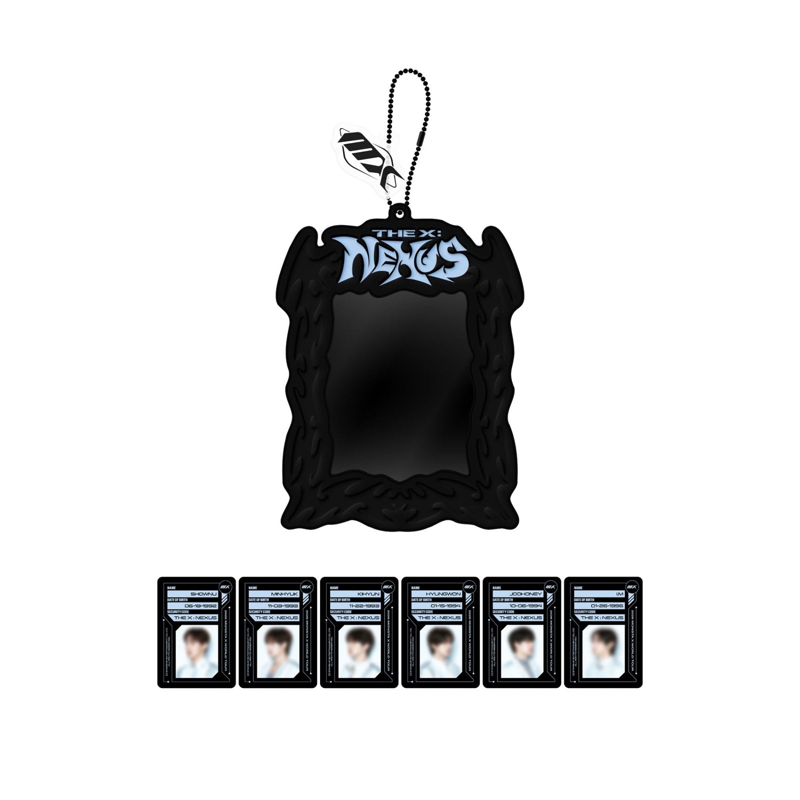 MONSTA X - THE X : NEXUS WORLD TOUR OFFICIAL MD PHOTOCARD HOLDER - COKODIVE