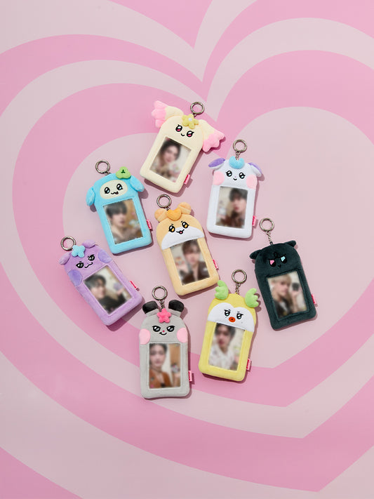 ATEEZ - MIGHTEEZ PHOTO HOLDER PLUSH KEYRING - COKODIVE
