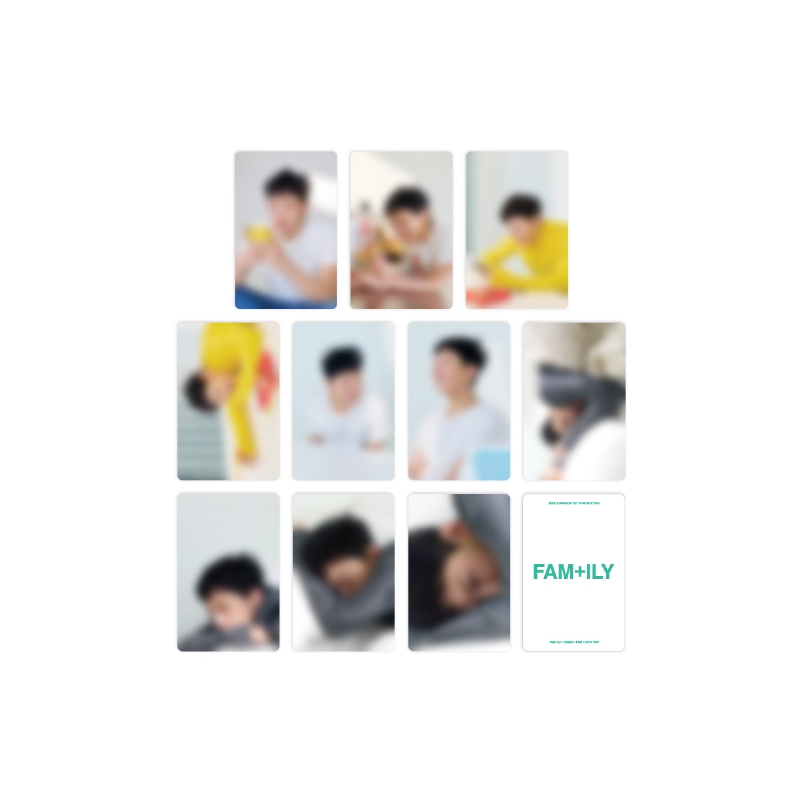 G-DRAGON - FAM+ILY : FAMILY : FAM I LOVE YOU 2026 'FAM' MEETING OFFICIAL MD PHOTOCARD PACK - COKODIVE