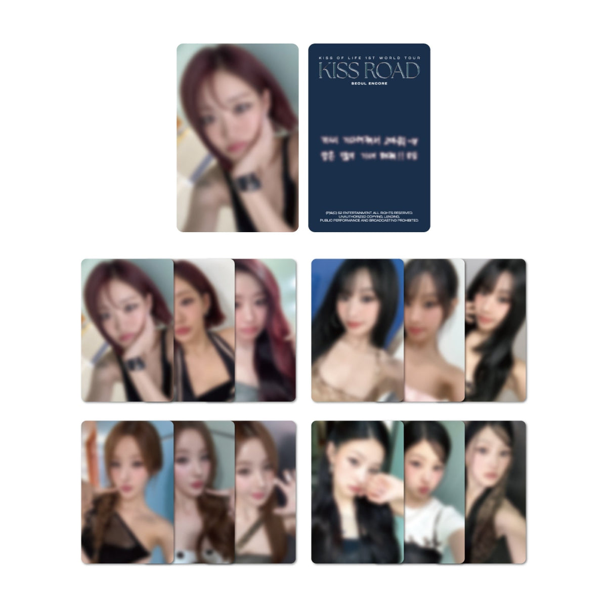KISS OF LIFE - KISS ROAD 1ST WORLD TOUR OFFICIAL MD PHOTOCARD SET - COKODIVE
