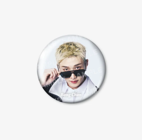 STRAY KIDS - RUN IT JAPAN WOURLD TOUR 2ND LINE UP OFFICIAL MD PHOTO BADGE (BANG CHAN) - COKODIVE