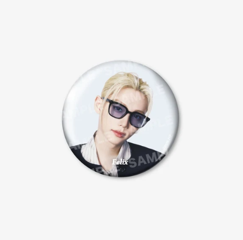 STRAY KIDS - RUN IT JAPAN WOURLD TOUR 2ND LINE UP OFFICIAL MD PHOTO BADGE (FELIX) - COKODIVE