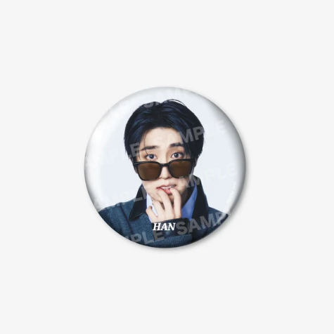STRAY KIDS - RUN IT JAPAN WOURLD TOUR 2ND LINE UP OFFICIAL MD PHOTO BADGE (HAN) - COKODIVE