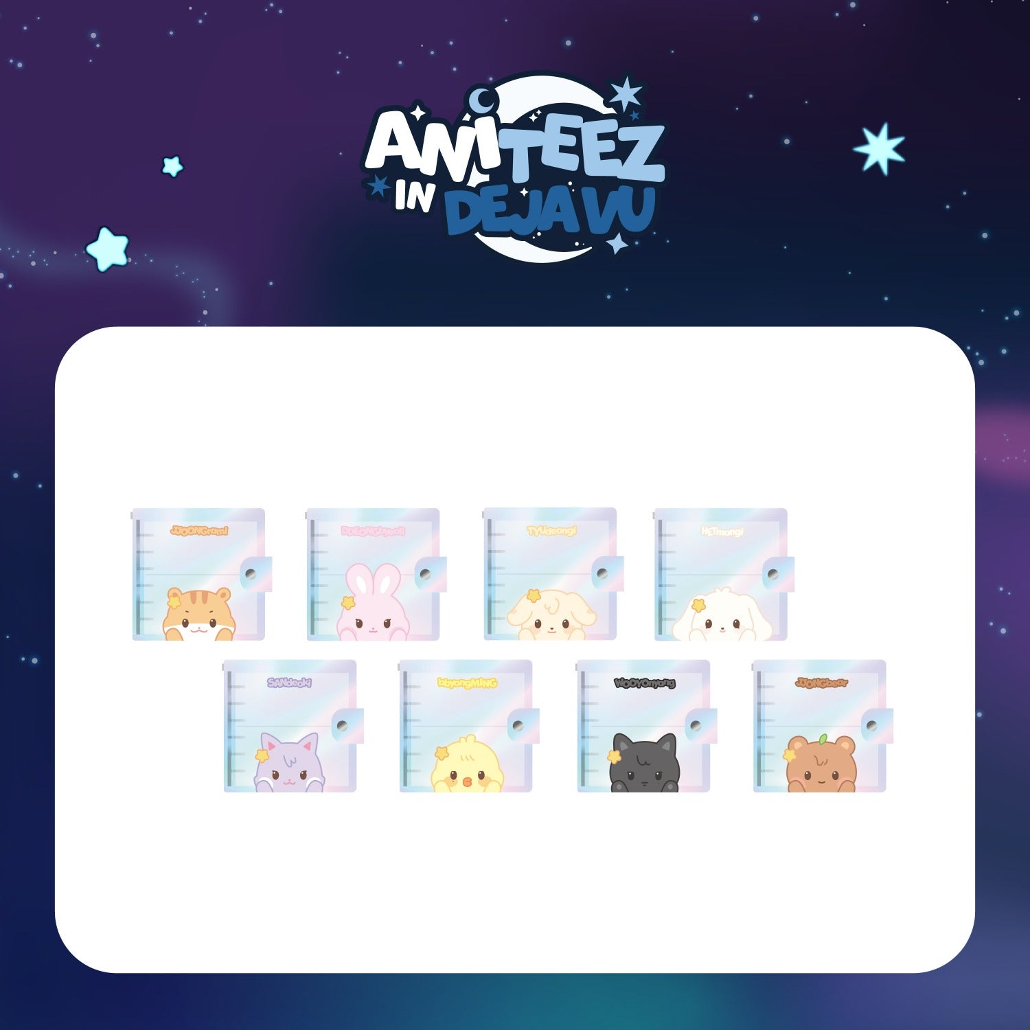 ATEEZ - ANITEEZ IN DEJAVU POP UP OFFICIAL MD PHOTO CARD BINDER - COKODIVE