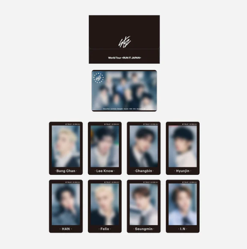 STRAY KIDS - RUN IT JAPAN WORLD TOUR OFFICIAL MD PHOTO CARD SET A (9EA) - COKODIVE