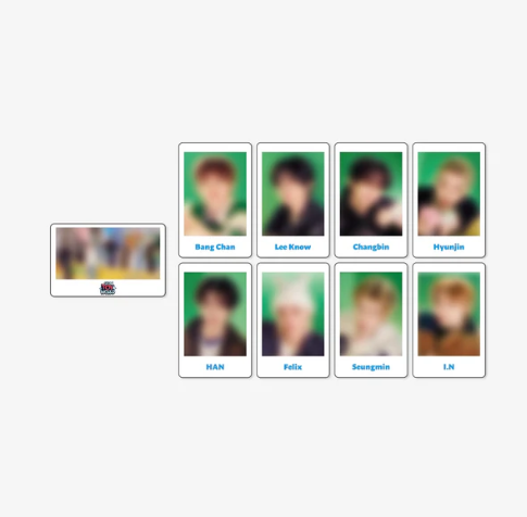 STRAY KIDS - SKZ TOY WORLD FAN CONNECTING 2024 OFFICIAL MD PHOTO CARD SET (9PIECES) A - COKODIVE