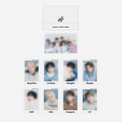 STRAY KIDS - RUN IT JAPAN WORLD TOUR OFFICIAL MD PHOTO CARD SET B (9EA) - COKODIVE