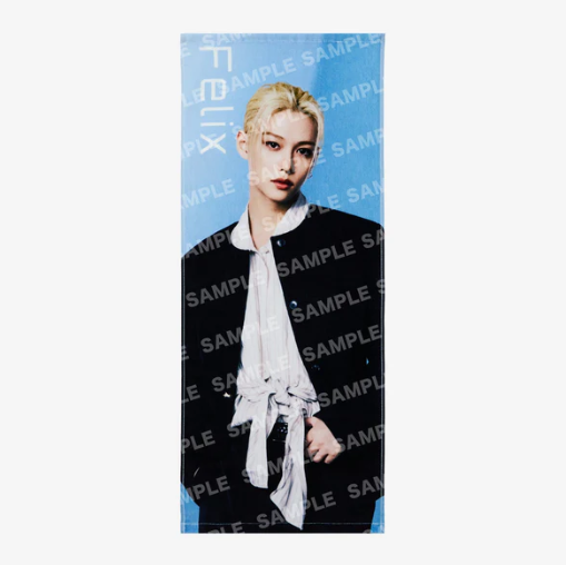 STRAY KIDS - RUN IT JAPAN WORLD TOUR OFFICIAL MD PHOTO FACE TOWEL