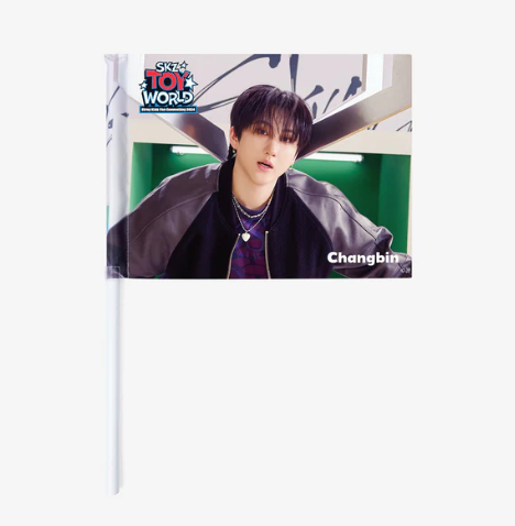 STRAY KIDS - SKZ TOY WORLD FAN CONNECTING 2024 OFFICIAL MD PHOTO FLAG - COKODIVE