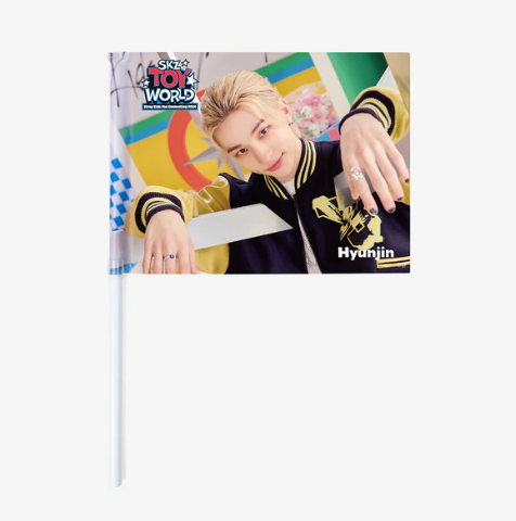 STRAY KIDS - SKZ TOY WORLD FAN CONNECTING 2024 OFFICIAL MD PHOTO FLAG - COKODIVE
