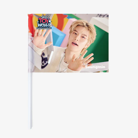 STRAY KIDS - SKZ TOY WORLD FAN CONNECTING 2024 OFFICIAL MD PHOTO FLAG - COKODIVE