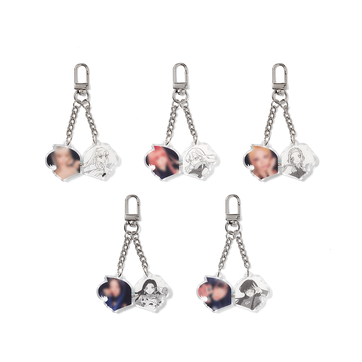 LE SSERAFIM - MADE MY NIGHT OFFICIAL MD PHOTO KEYRING - COKODIVE