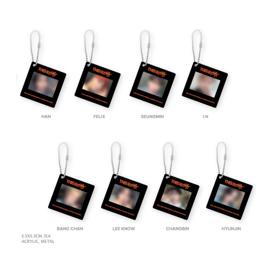 STRAY KIDS - THIS & THAT POP UP OFFICIAL MD PHOTO KEYRING - COKODIVE