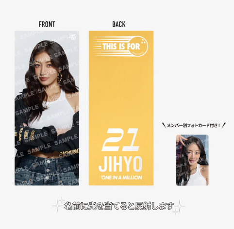 TWICE - THIS IS FOR WORLD TOUR IN JAPAN OFFICIAL MD PHOTO SLOGAN - COKODIVE