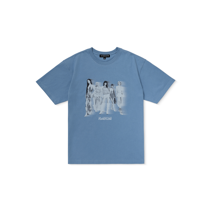 LE SSERAFIM - PUREFLOW 2026 TOUR OFFICIAL MD PHOTO S/S T-SHIRT