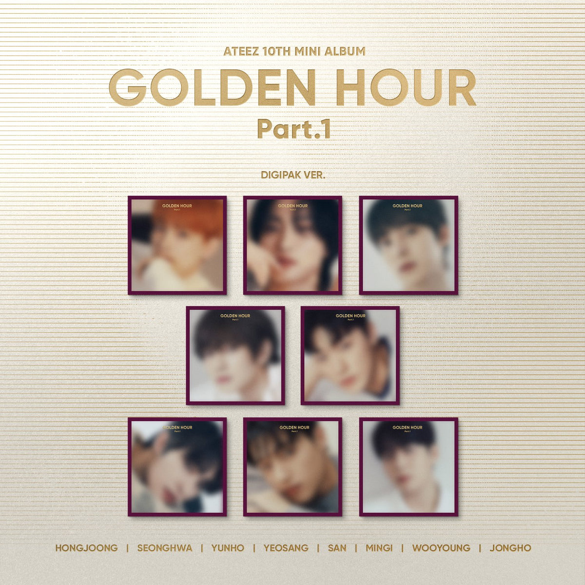 ATEEZ - GOLDEN HOUR : PART.1 10TH MINI ALBUM DIGIPACK RANDOM - COKODIVE