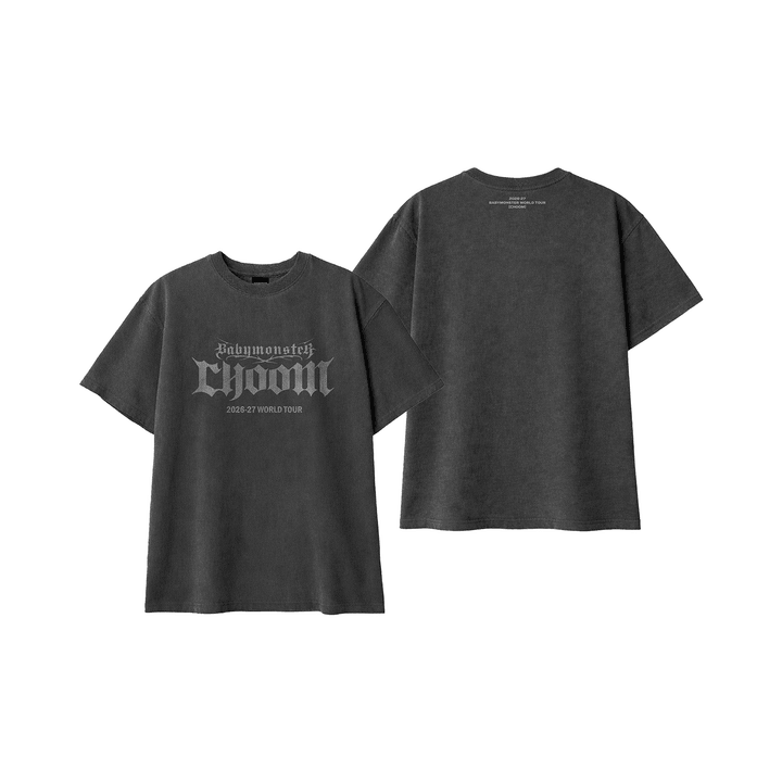 BABYMONSTER - CHOOM WORLD TOUR IN SEOUL OFFICIAL MD PIGMENT T-SHIRT - COKODIVE